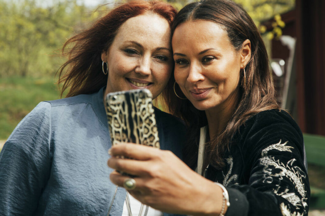 Inga problem at ställa upp på en selfie