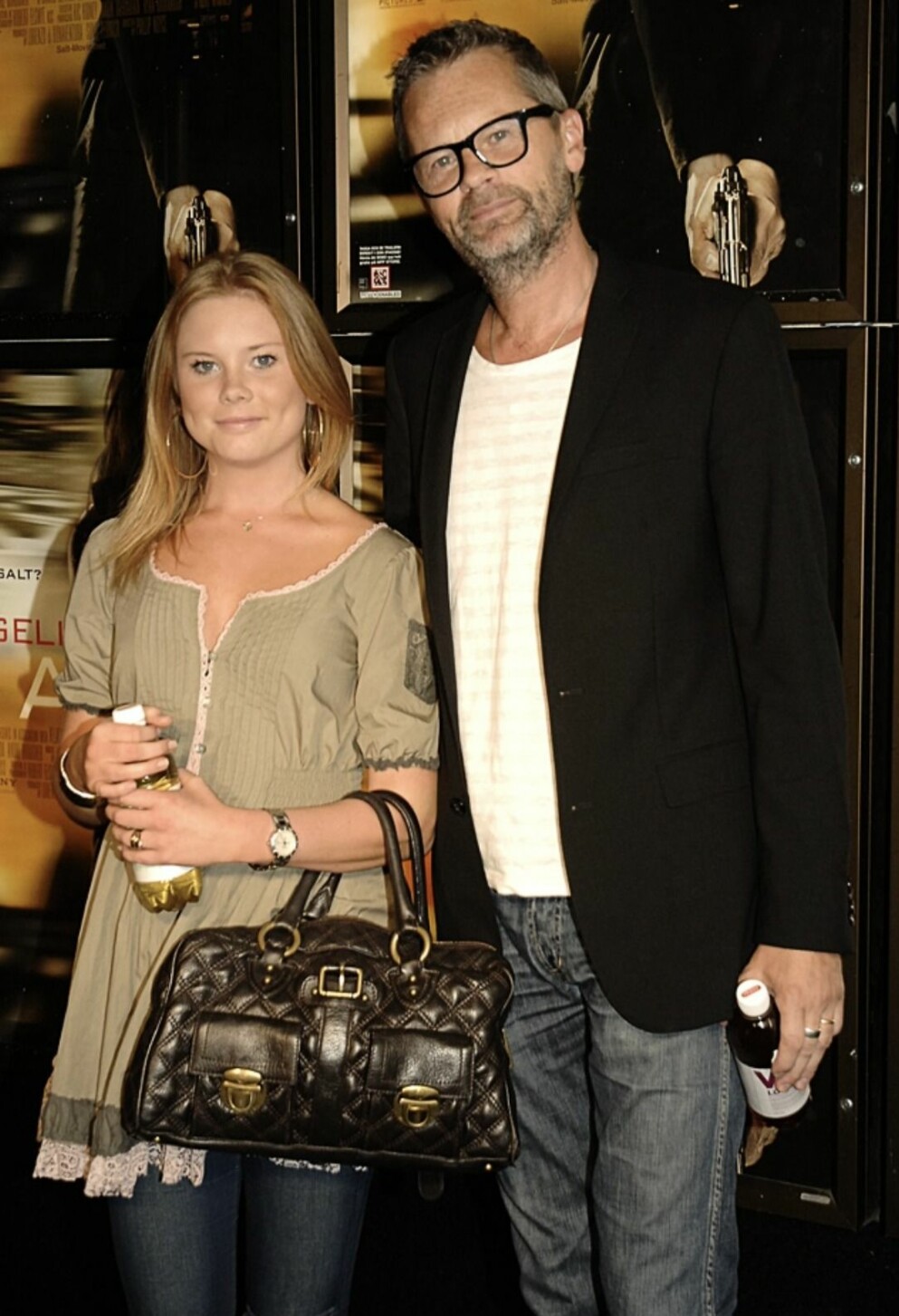Julia Glenmark och pappa Anders. Anders Glenmark med dottern Julia