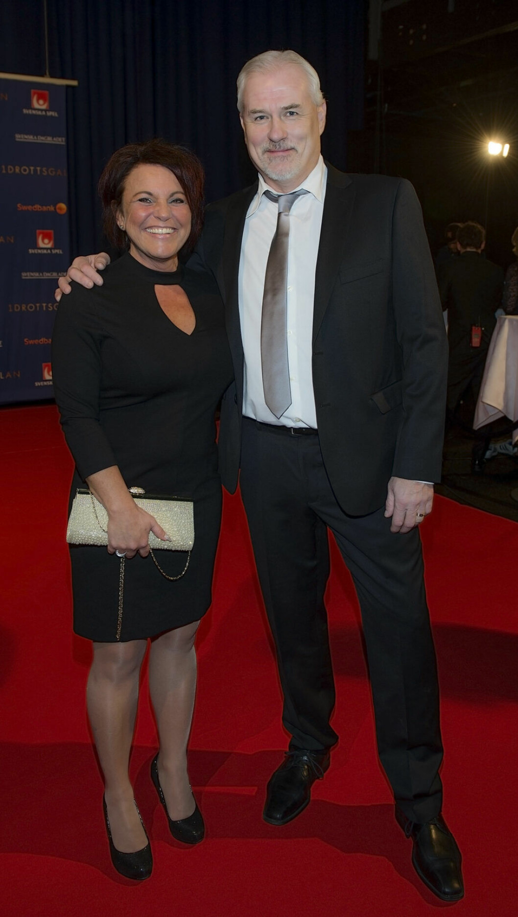 Camilla Lendott och Glenn Hysén.