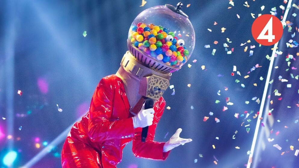 Godisautomaten i <span class=" italic" data-lab-italic_desktop="italic">Masked singer Sverige</span>. Godisautomaten i Masked singer Sverige