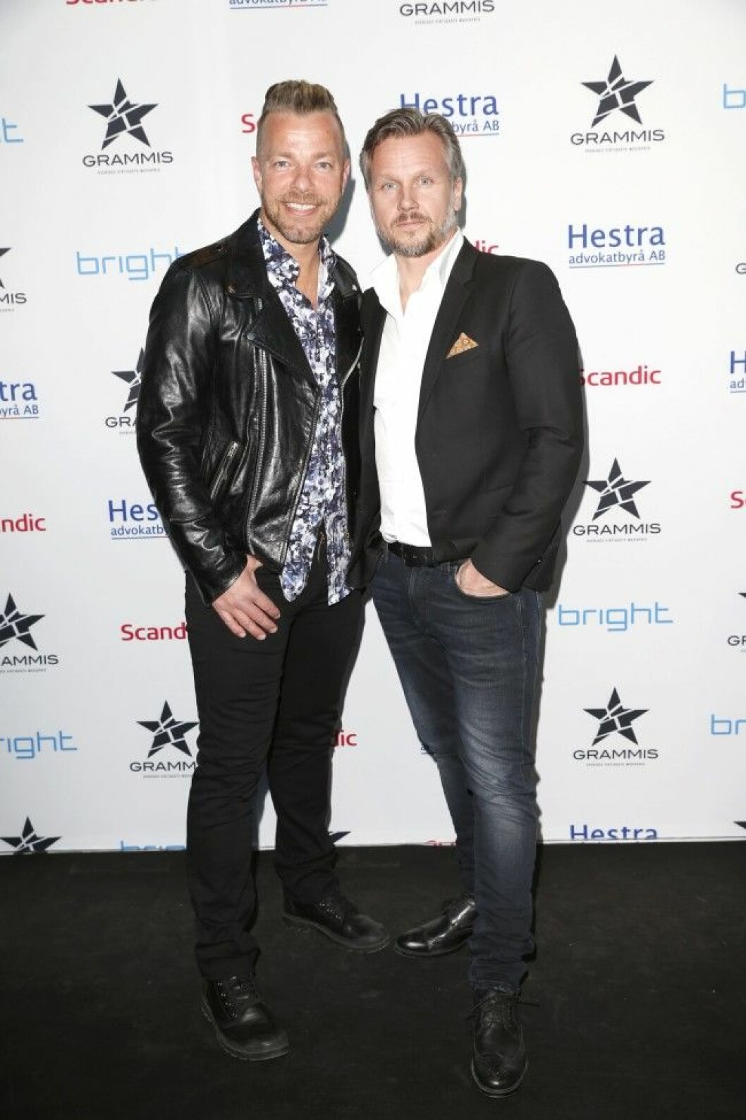 Grammis 2015 Arvingarnas Casper Janebrink och Lars "Lasseman" Larsson