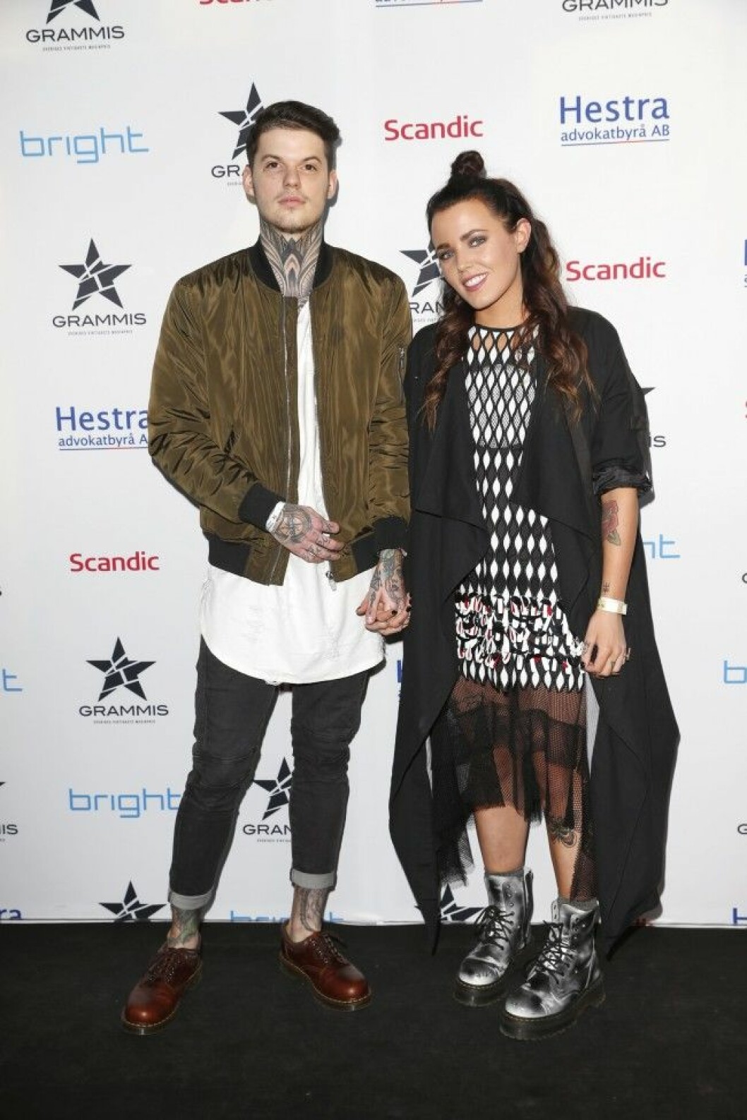 Grammis 2015 Miriam Bryant upp pojkvännen Tommy Hey