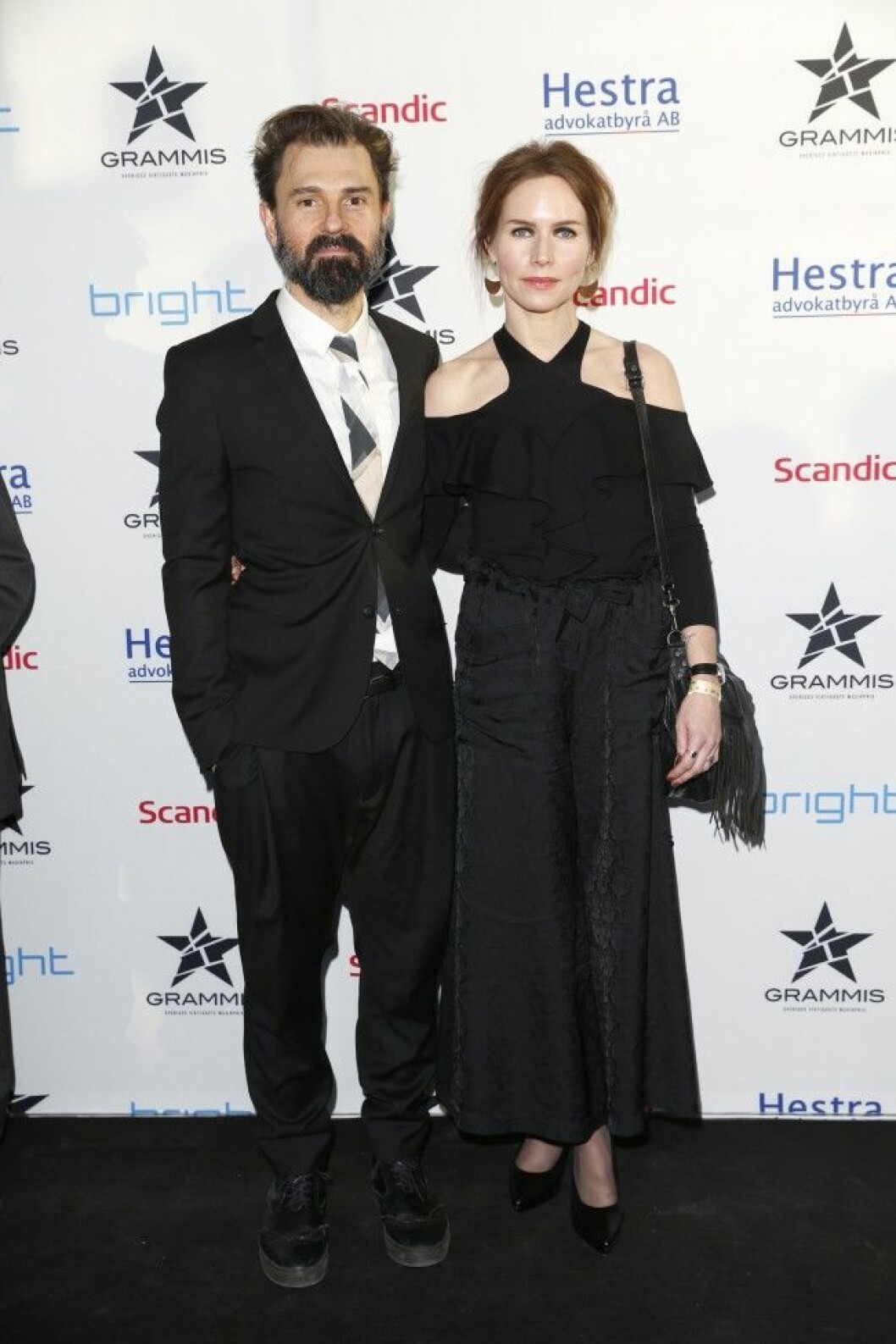 Grammis 2015 Nina Persson och maken Nathan Larson
