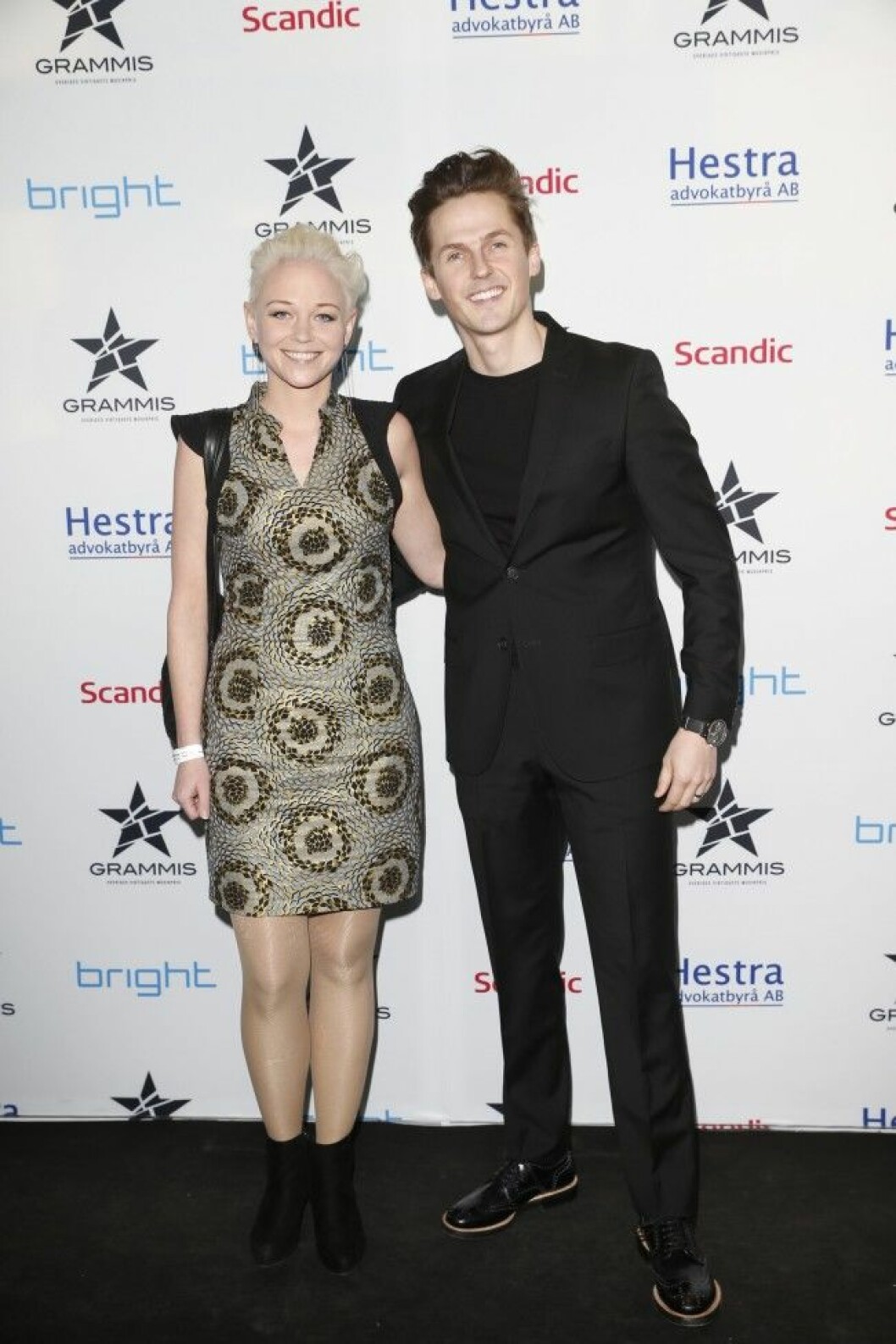 Grammis 2015 Melloaktuella david Lindgren och Sara "SaRaha" Larsson