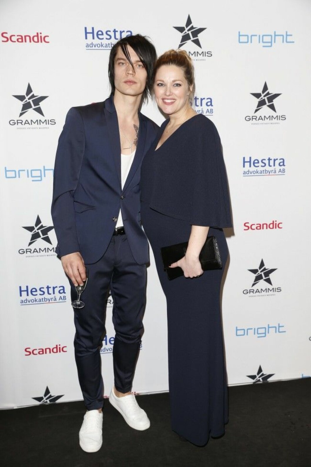 Grammis 2015 makarna Victor och Johanna norén väntar sitt andra barn