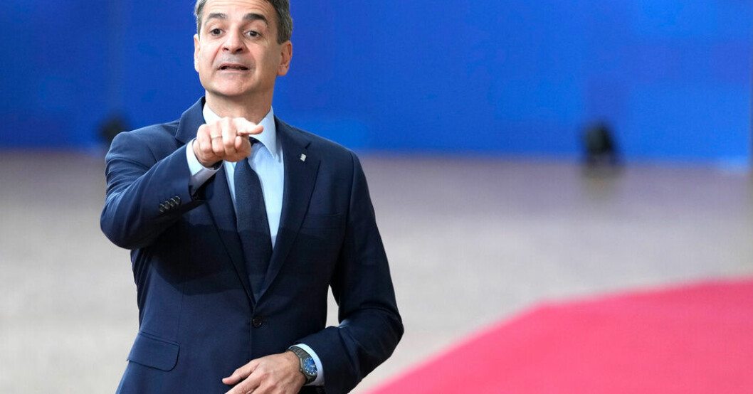Grekland och premiärminister Kyriakos Mitsotakis hoppas snart komma under tio procent i arbetslöshet igen. Arkivbild. Svensk arbetslöshet fjärde värst i EU