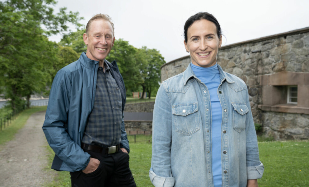 Gunde Svan och Marit Björgen. Gunde Svan och Marit Björgen är programledare för Sverige mot Norge