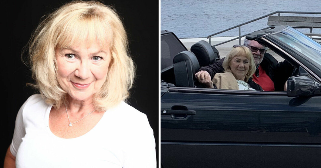 Gunilla med nygamla kärleken Magnus. <strong>Foto: Privat.</strong> Gunilla Lindqvist från Bonde söker fru – jorden runt med nya pojkvännen Magnus.
