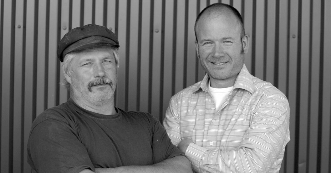 Gutta med Hans Fahlén i Farmen 2002. Gutta Andersson och Hans Fahlén i Farmen 2002.