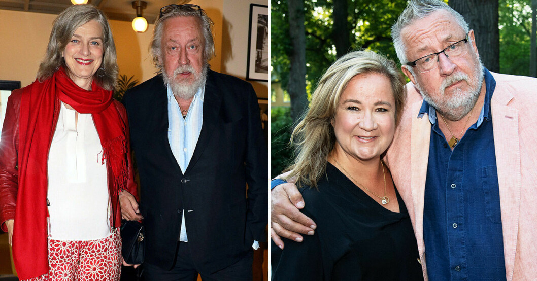 GW med frun Kim. Till höger med dottern Malin. Leif GW Persson med frun Kim Persson och dottern Malin Giolito Persson.