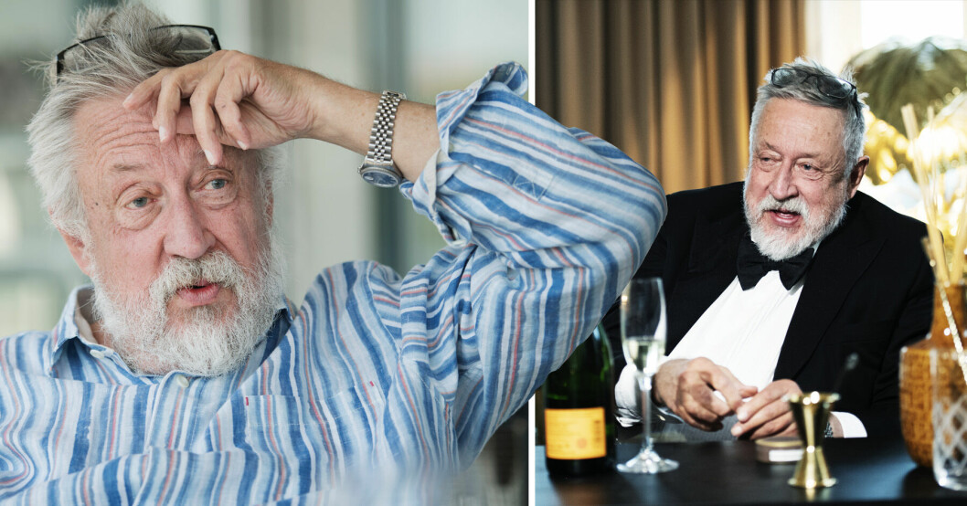 Leif GW Persson avslöjar sin galna middag med dyra notan.