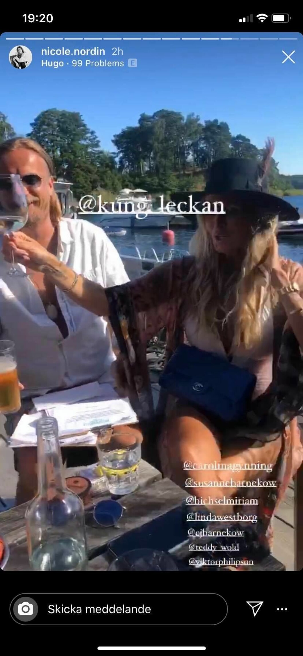 FOTO: Instagram Gynning, Viktor, Nicole nordins instagram
