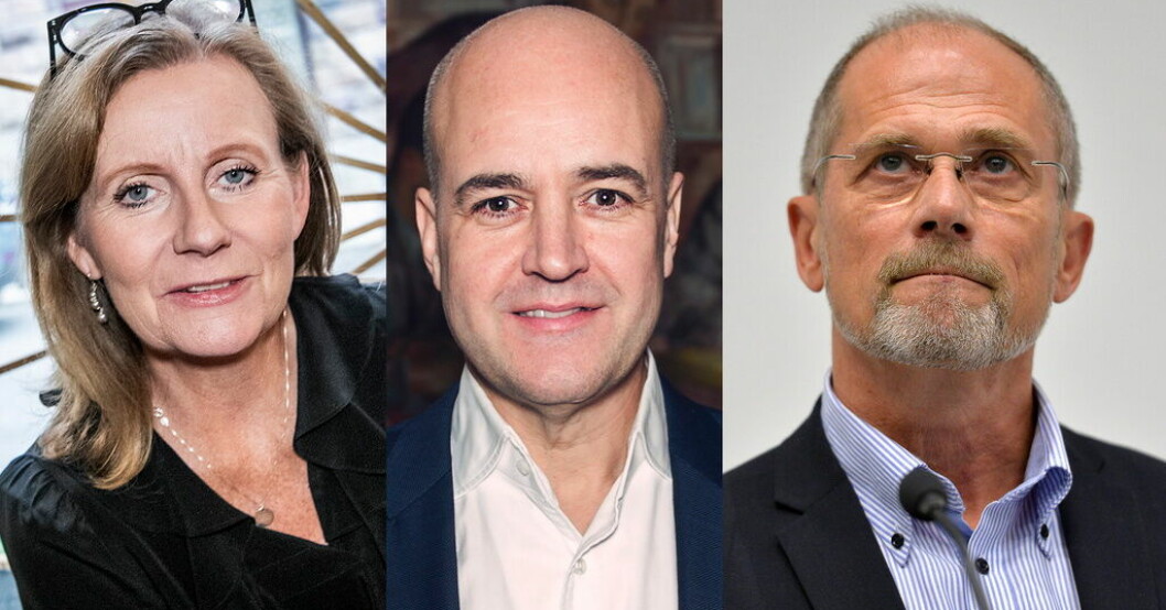 Hélène Barnekow, Fredrik Reinfeldt eller Lars-Christer Olsson? Vem blir ny ordförande i Svenska fotbollförbundet? Arkivbilder. De gör upp om tronen i splittrad svensk fotboll