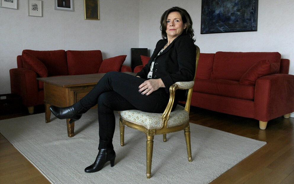 Katarina Hahr i samband med att hon fyllde 50 år.