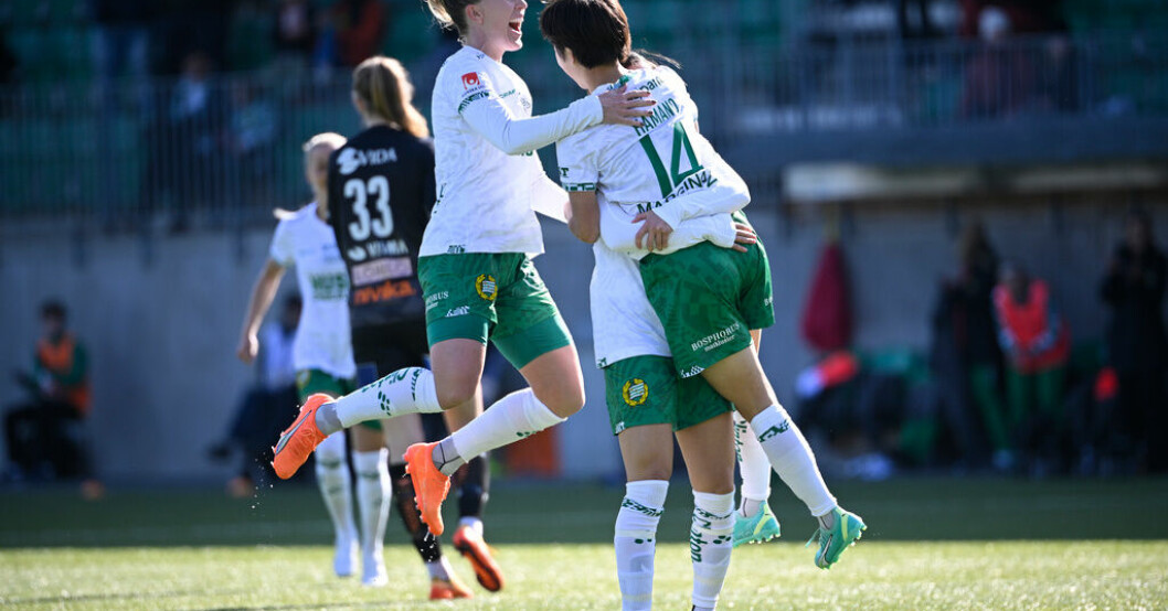Hammarby fortsätter att ösa in mål och vinna i damallsvenskan. Arkivbild. "Grymt bra start – men än är inget vunnet"