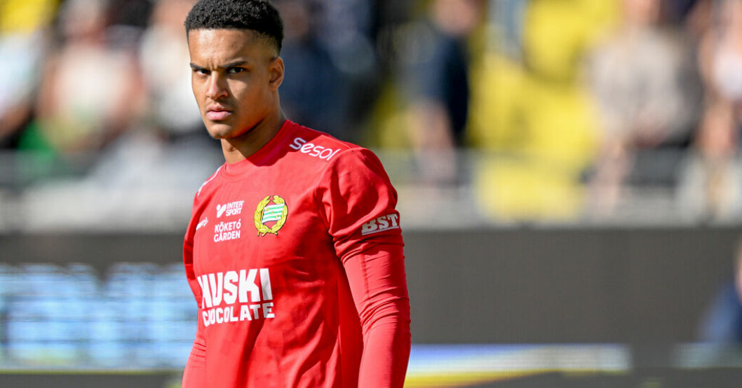 Hammarbys målvakt Oliver Dovin hade en tung eftermiddag i Göteborg. Dovin om dundertabben: "Det är för dåligt"