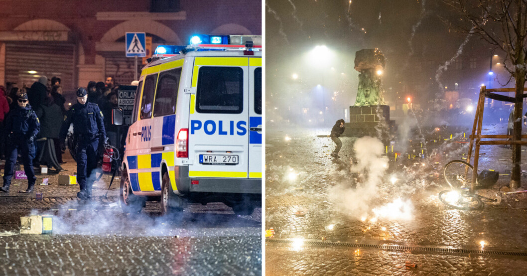 Flera händelser rapporterades under nyårsnatten.