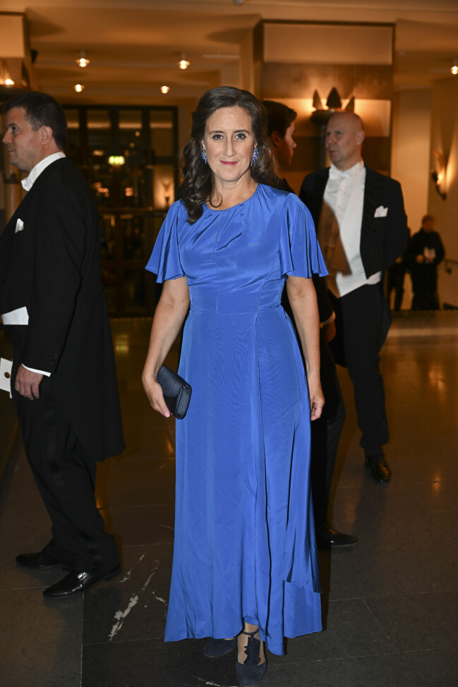 STOCKHOLM 20221210Hanna Stjärne vid Nobelprisutdelningen i Konserthuset i Stockholm på lördagen.Foto: Pontus Lundahl / TT / kod 10050