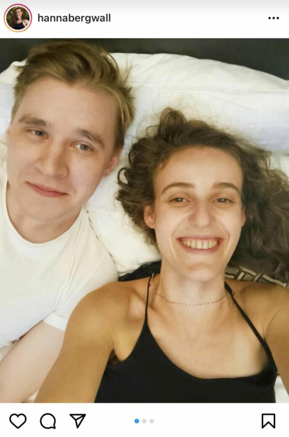Hanna Bergwall och Johan Chronander. Hanna Bergwall och Johan Chronander