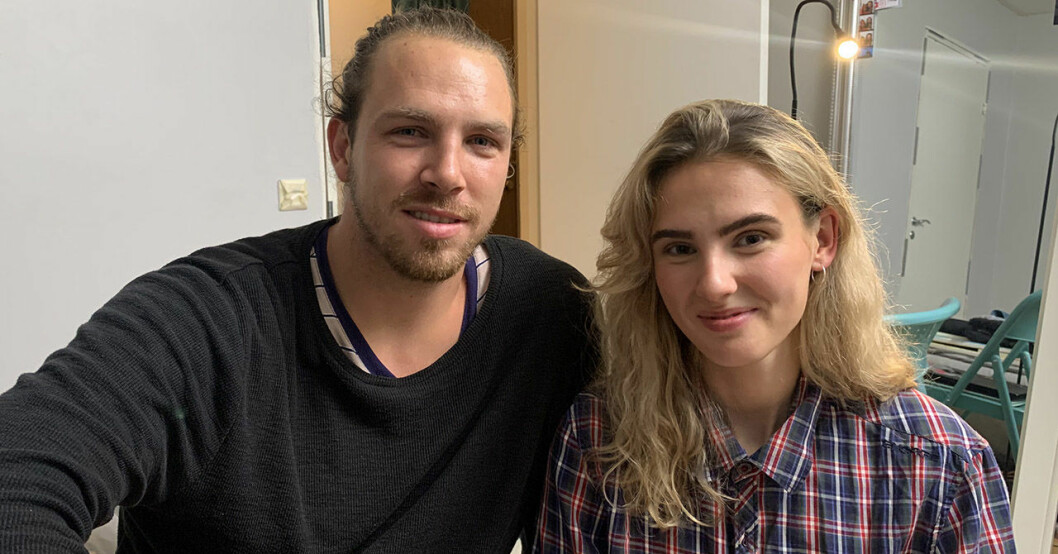 Hanna och Ivan. Hanna Eguren och Ivan Kruger i Älskar, älskar inte.