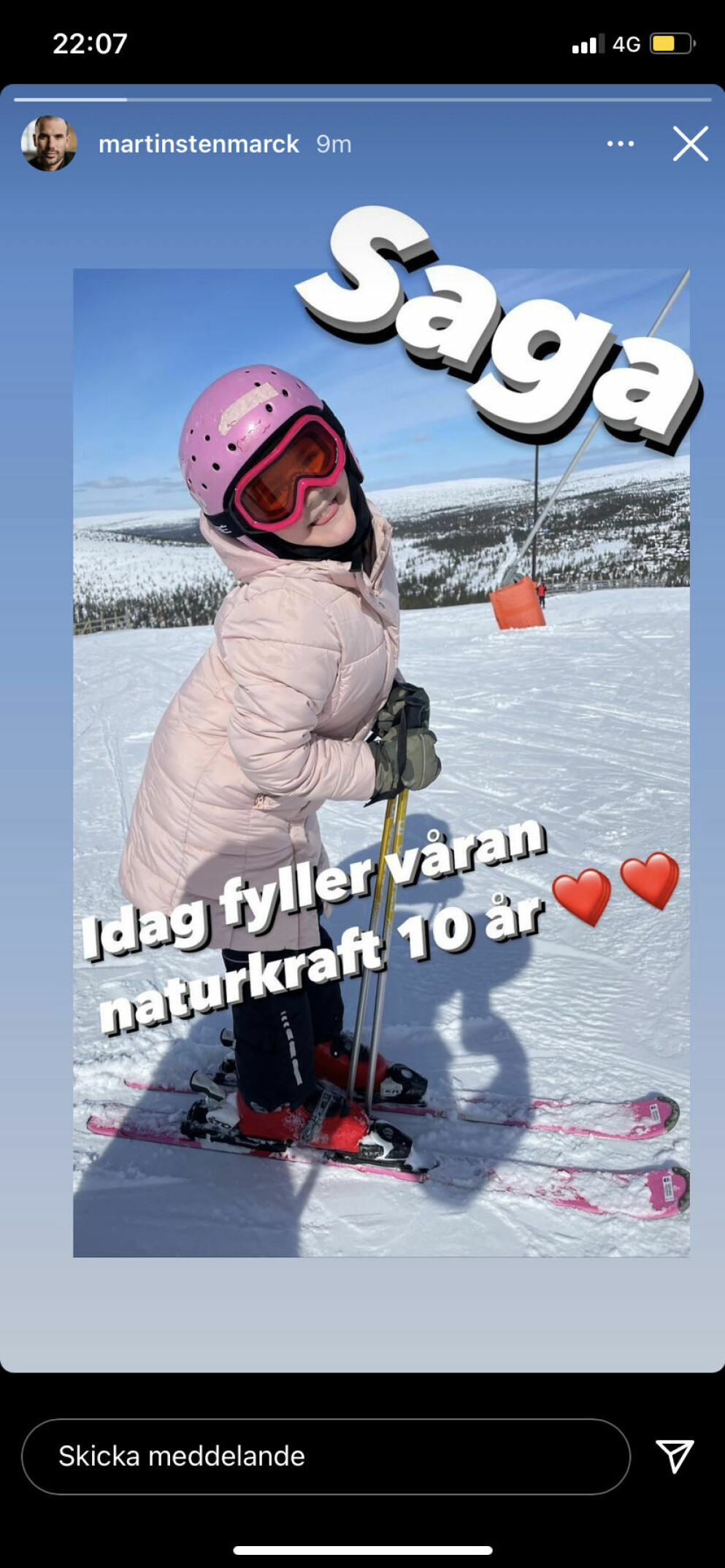 Martin Stenmarck och Saga