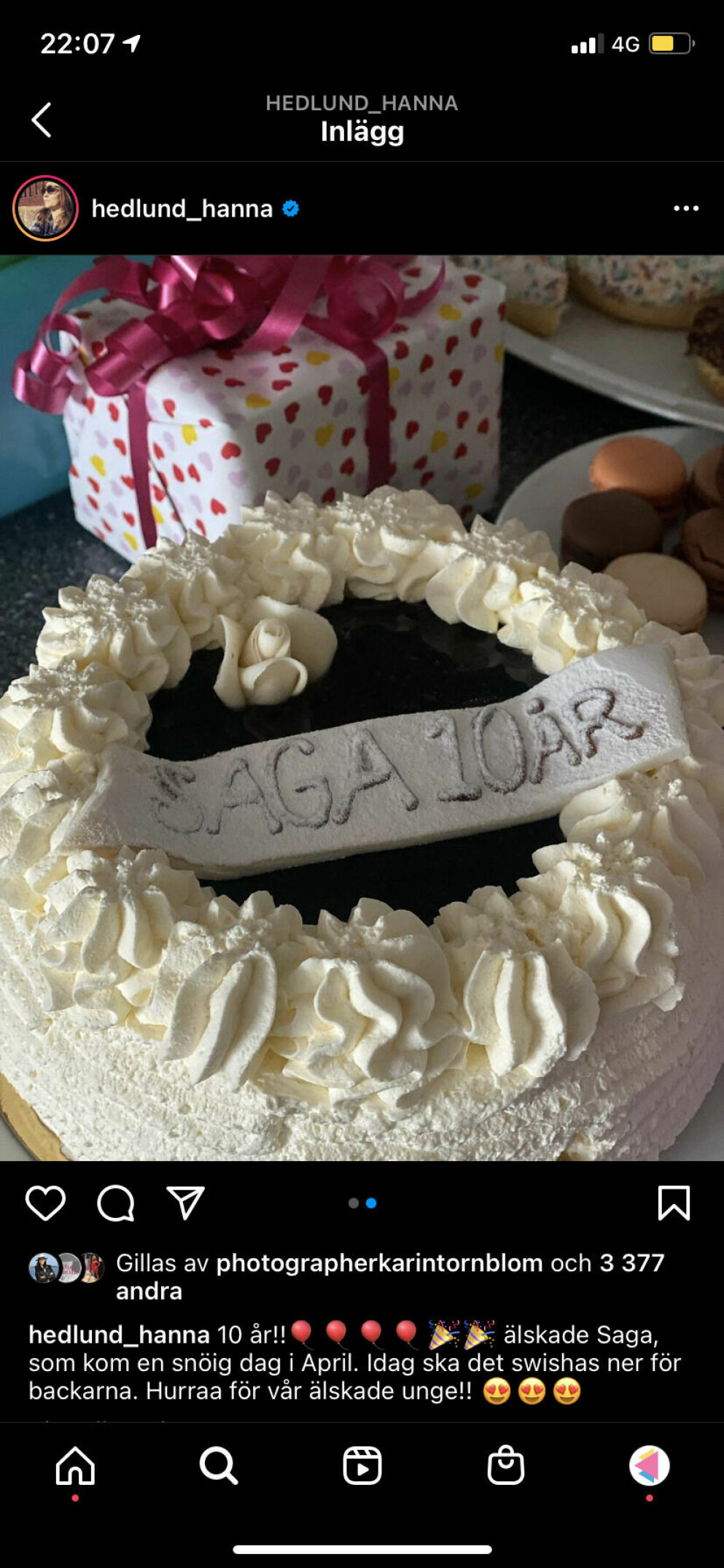 Hanna Hedlund och Saga