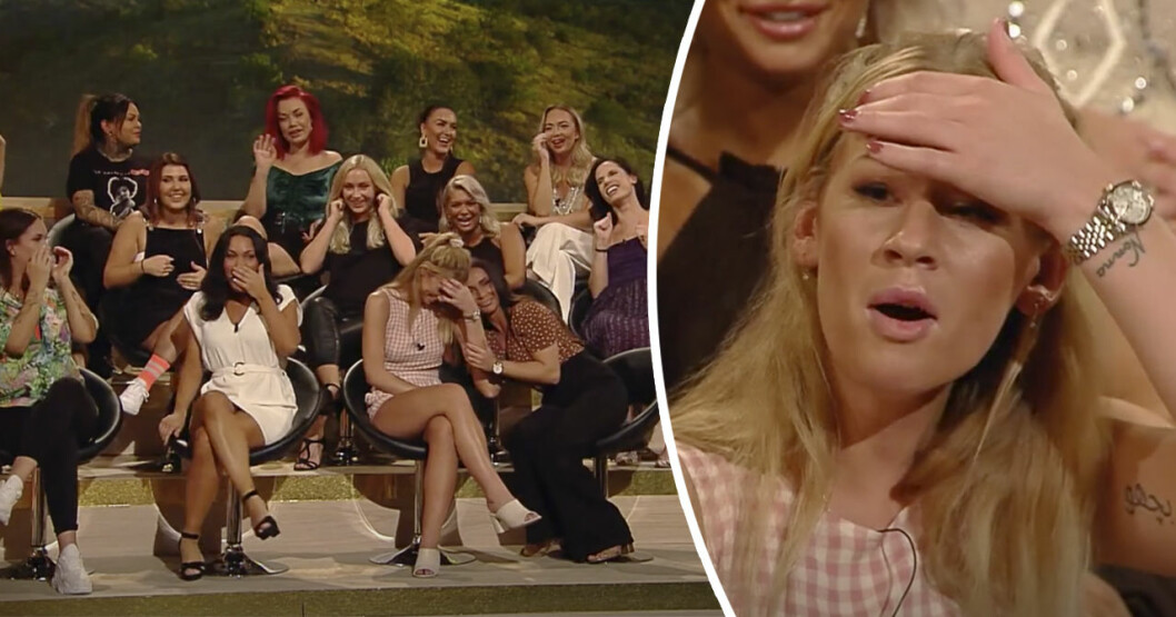 Hannah Forsdahl blev inte glad över att exet Pontus dök upp i studion. Hannah forsdahl och pontus bäck i bachelor