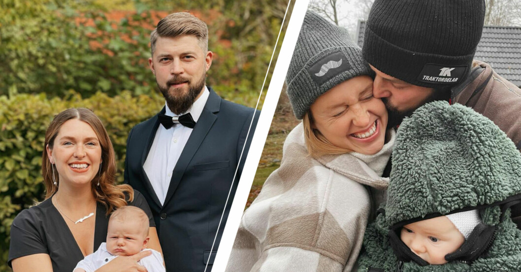 Susanna har sonen Tor med fästmannen Hannes som hon träffade i Bonde söker fru 2018.
