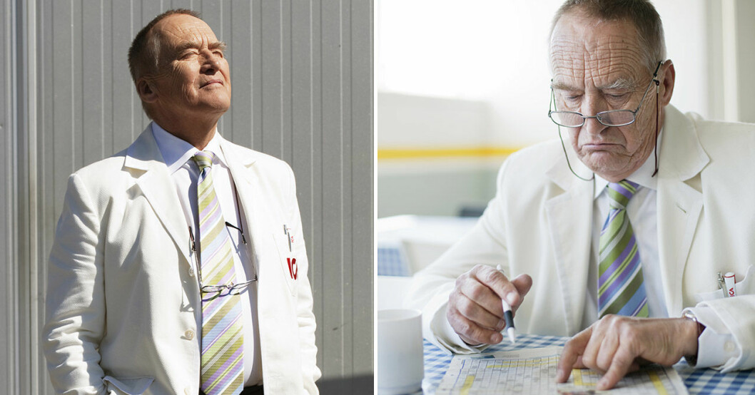 Hans Mosesson som Stig i Ica-reklamen. Hans Mosesson i Ica-reklamen.
