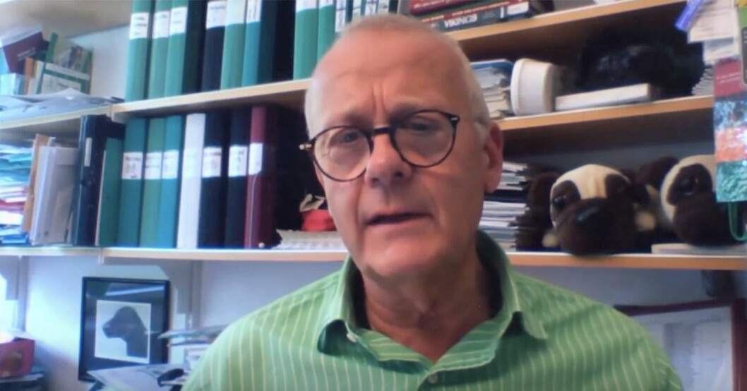 <span class=" italic" data-lab-italic_desktop="italic">Hans Rosenberg, Svenska kennelklubben. FOTO: TV4</span>