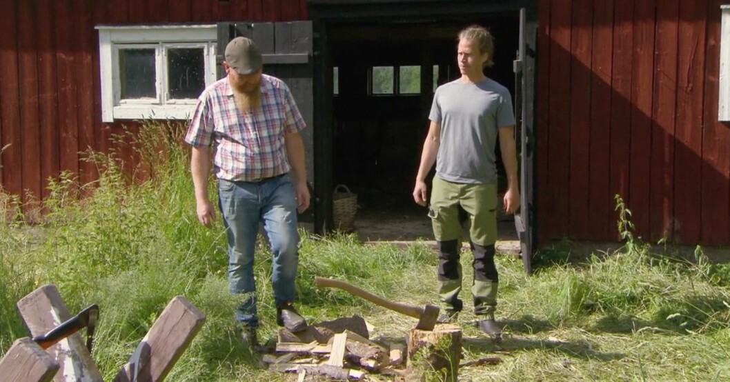 Wincent tog med storbonden på en tur runt gården. Hans Wincent, Dag Tolstoy