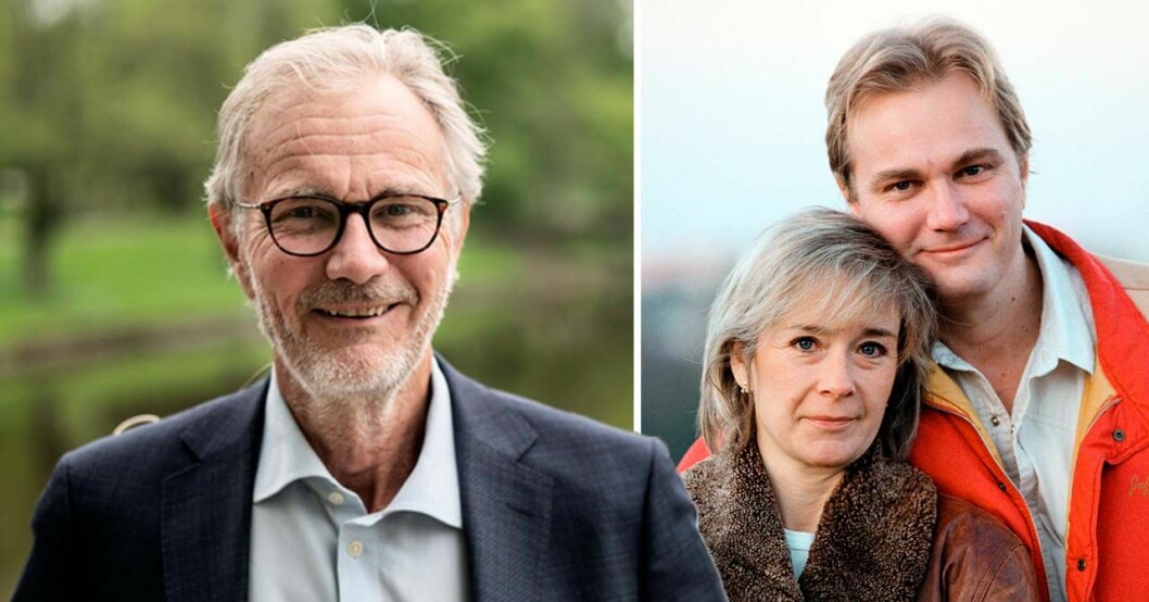 Harald Treutiger och frun Kicki