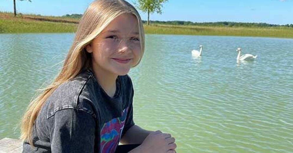 Harper Beckham har hunnit fylla 10 år. Harper Beckham