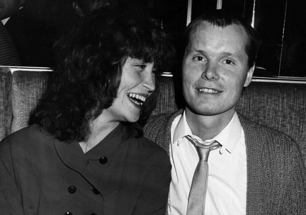 Harpo med frun Carina som han hängt ihop med länge. Här en bild från 1978. Jan ”Harpo” Svensson med frun Carina.
