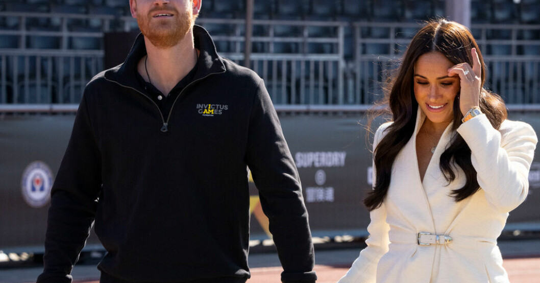 Harry och Meghan. Arkivbild. Harry och Meghan jagades av paparazzi