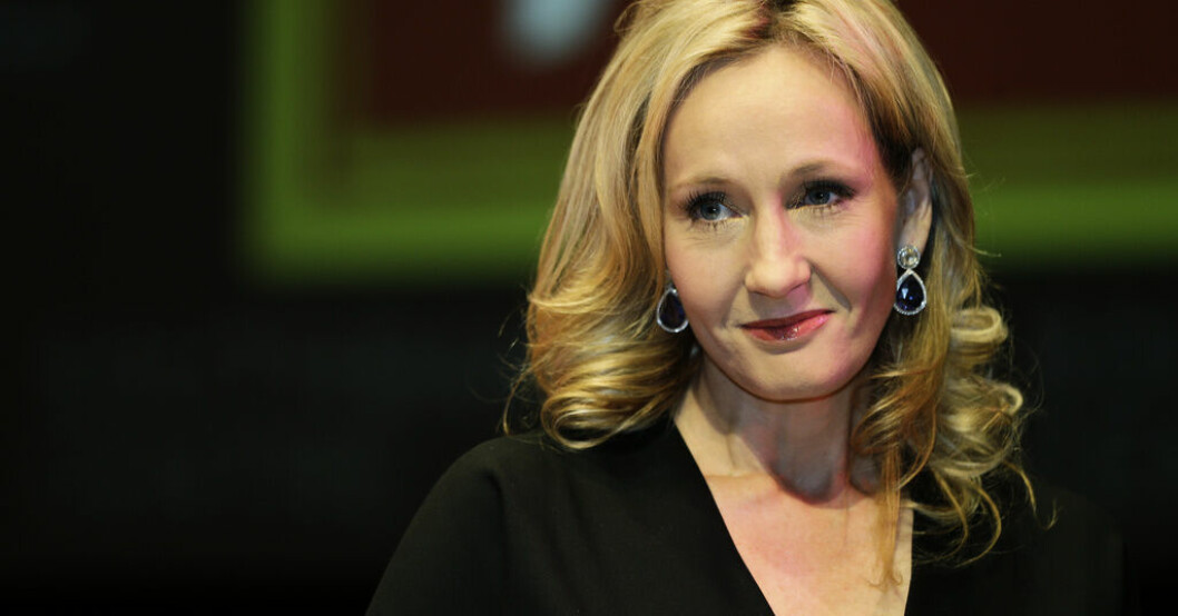 Harry Potters skapare JK Rowling. Arkivbild. Rykten om Harry Potter-serie dominerar nätet