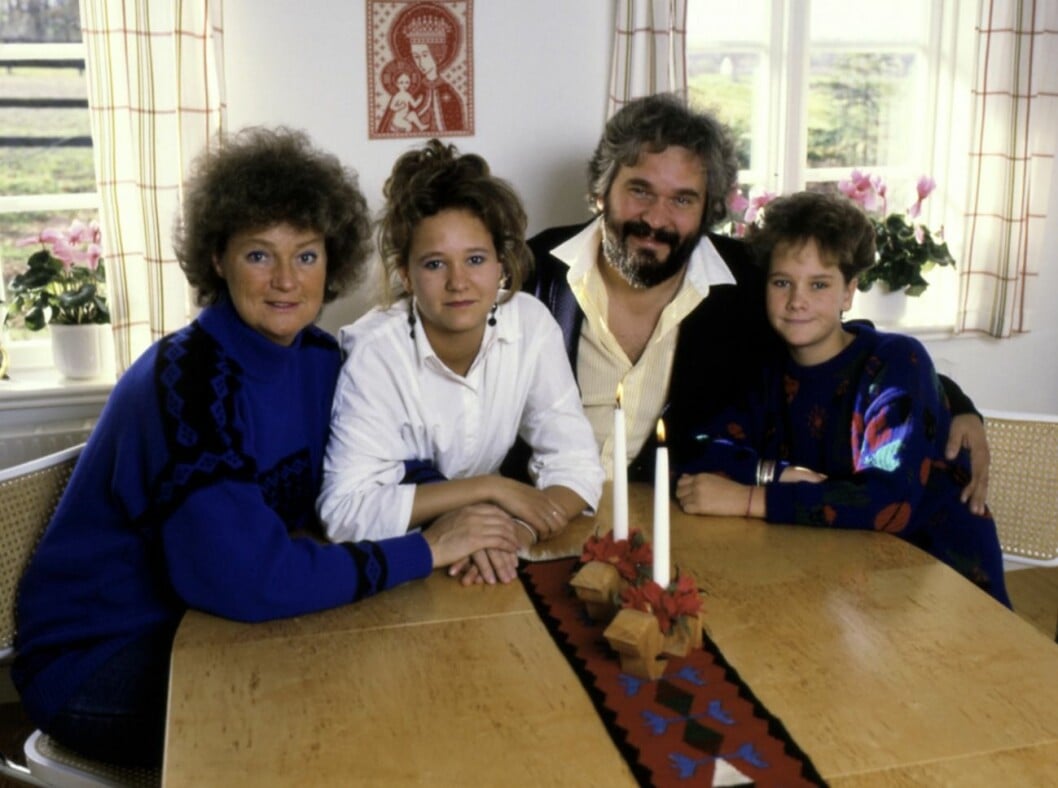 Hasse Andersson, tidigare frun Inger och barnen. FOTO: Roger Tillberg/TT Hasse Andersson barn