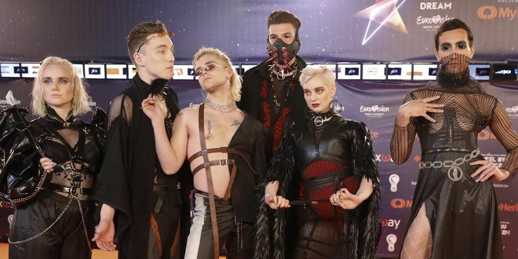 Hatari. Isländska gruppen Hatari består av sex medlemmar