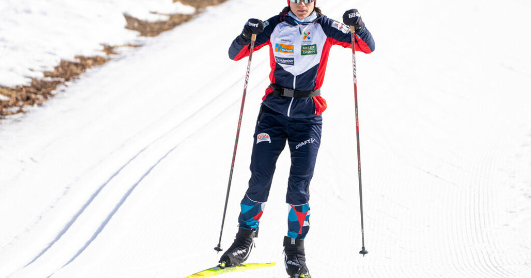 Heidi Weng lämnar VM i Planica. Arkivbild. Norsk stjärna lämnar skid-VM