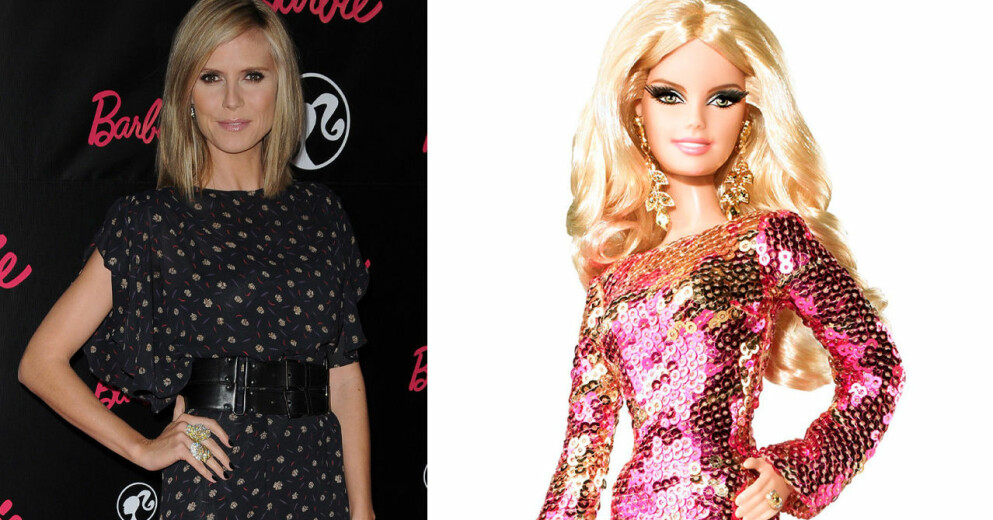 Heidi Klum som Barbie. Heidi Klum