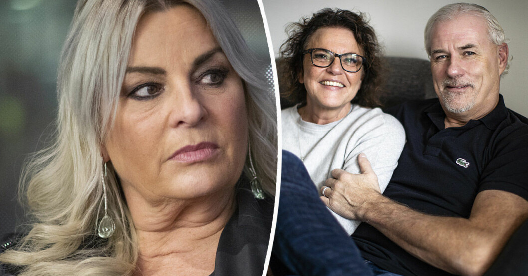 Helena Hysén, Glenn Hysén och Camilla Lendott.