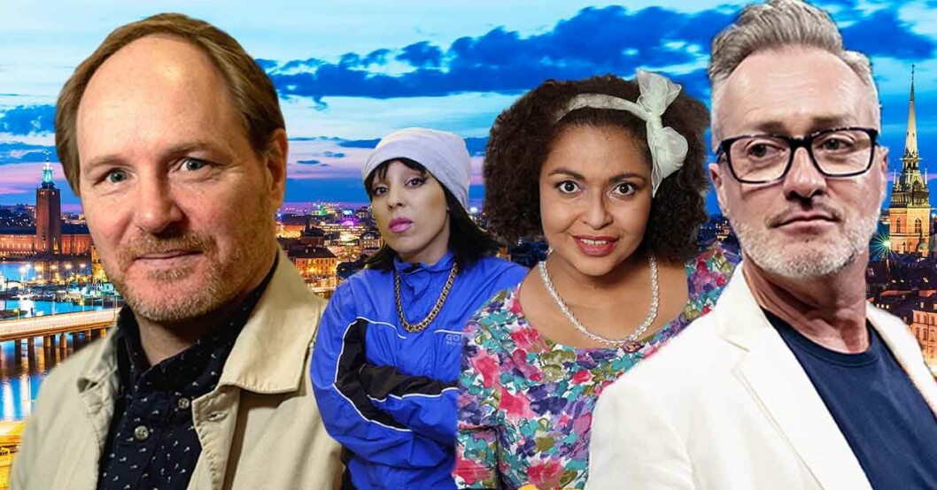Morgan Alling, Leila K, Camilla Henemark och Tony Irving