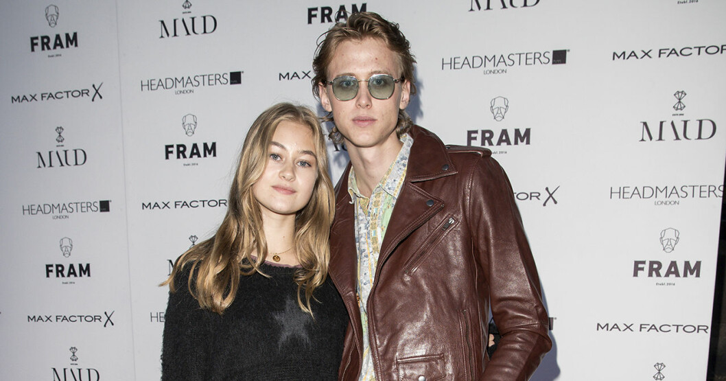 Henrik och Lea 2017. Skam-skådespelaren Henrik Holm och Lea Meyer.