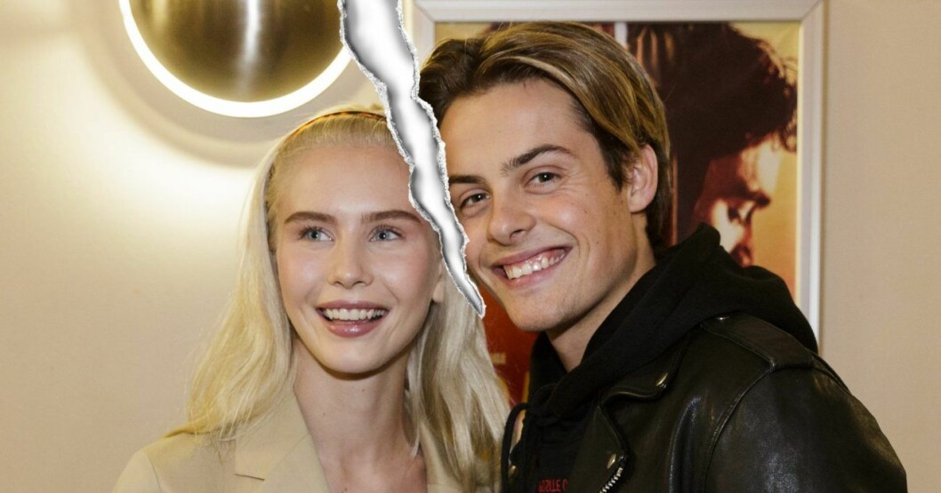 Amalie Snøløs och Herman Tømmeraas är inte längre ett par. <strong>Foto: TT.</strong> Amalie Snøløs och Herman Tømmeraas.