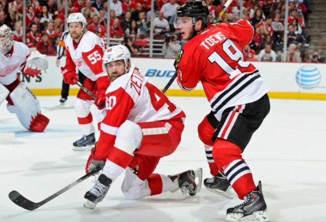 Henrik Zetterberg i Detroit Red Wings. Henrik Zetterberg i Detroit Red Wings.