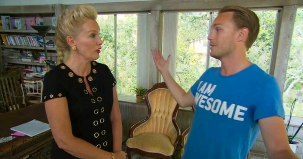 Gunilla Persson och Henrik Larsson i Svenska hollywoodfruar Gunilla Persson Henrik Larsson
