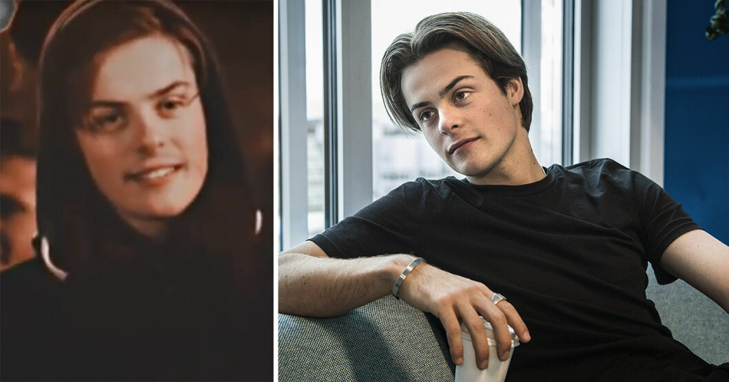 Herman Tømmeraas som Chris i Skam och hur han ser ut i dag. <strong>Foto: NRK & TT.</strong> Herman Tømmeraas i Skam.