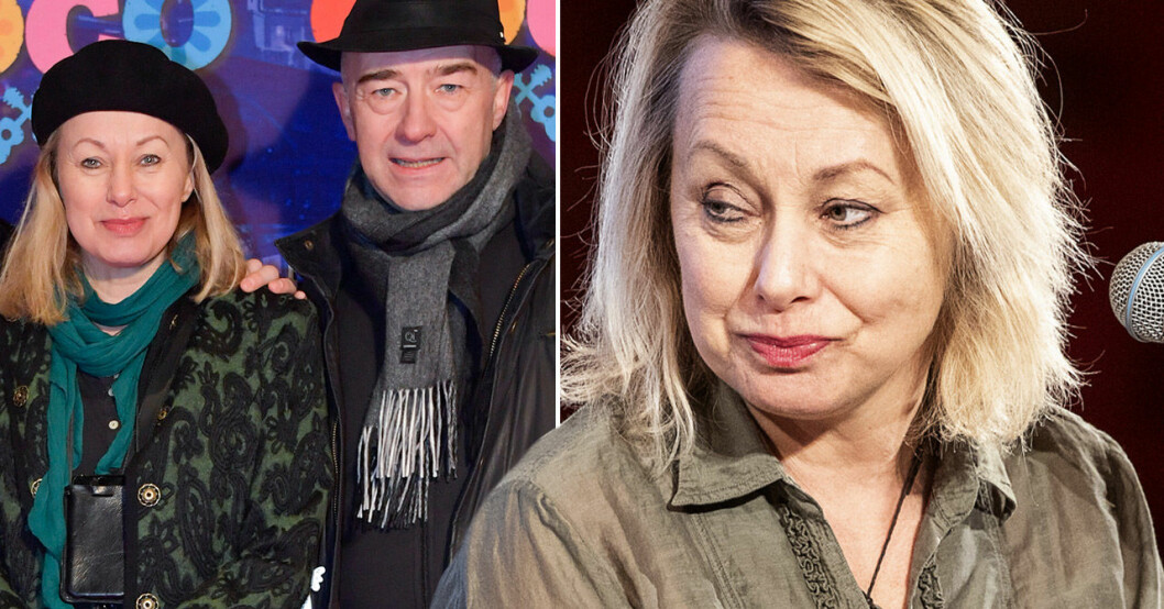 Louise Hoffsten och maken Dan Bratt.