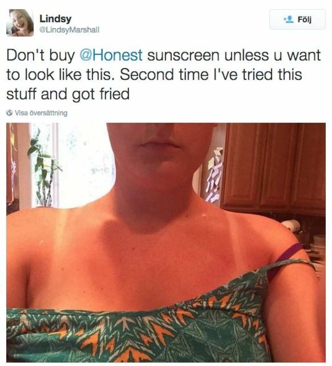 Lindsay hade nog legat en bra stund i solen… Via: <a href="https://twitter.com/LindsyMarshall/status/625103725254696960/photo/1">Instagram</a> Lindsay hade nog legat en bra stund i solen… Via: Instagram