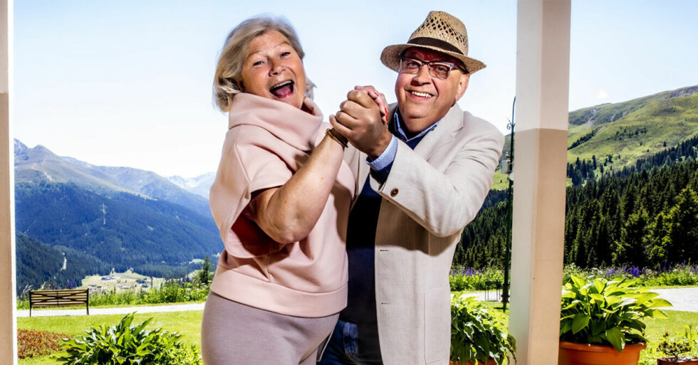 Ewa Wiberg och Kjell Eriksson i Hotell Romantik